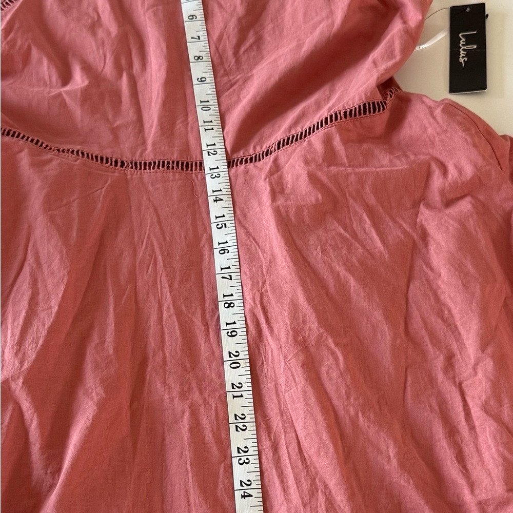Lulu’s Catch Your Eye Rusty Rose Skater Dress Size XL Minimalist Modern Chic - Picture 8 of 9